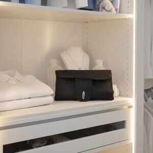 Clear and Black Makeup Travel Bag